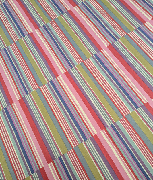 Sherpa by Collier Campbell - Multi Colour Striped Geometric Design