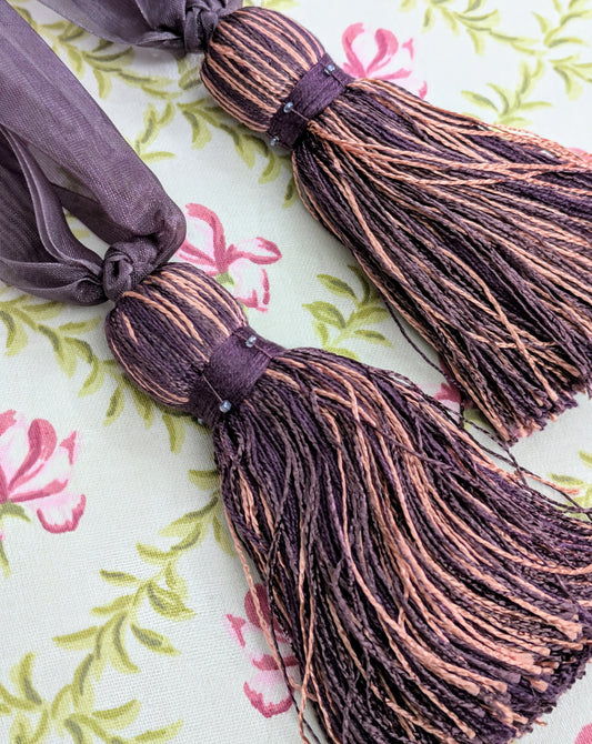 Purple & Pink Tiebacks