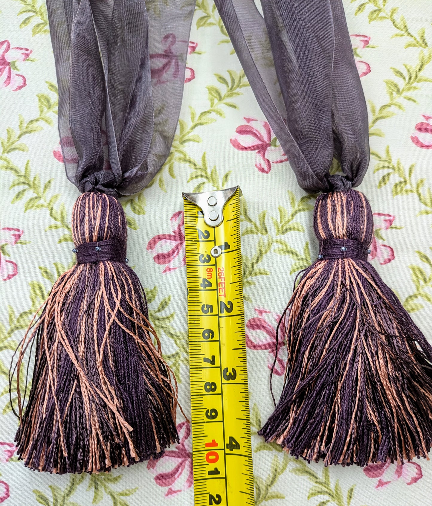 Purple & Pink Tiebacks
