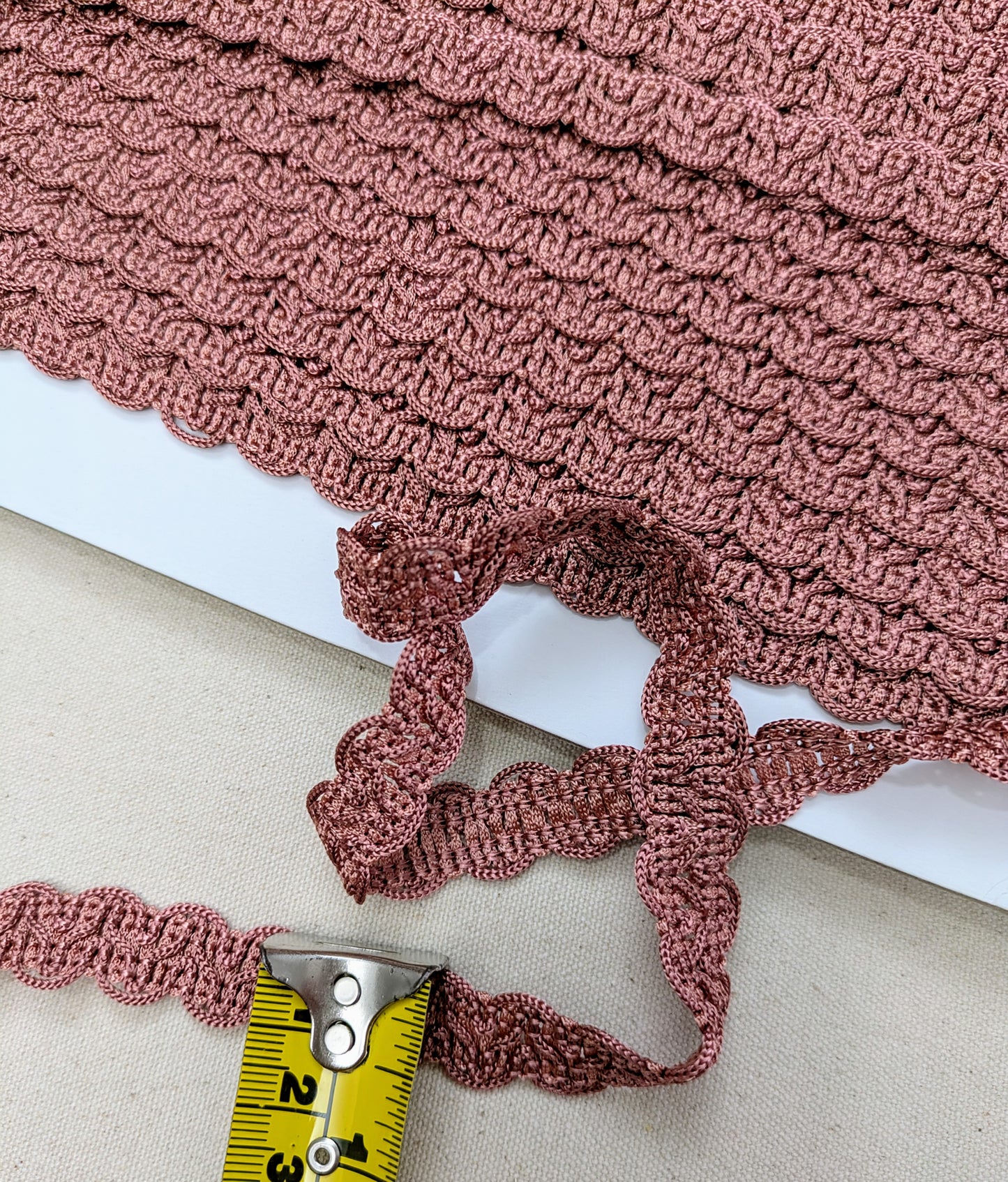 Soft Pink, Vintage Lampshade trim / Soft Furnishing trim / Upholstery trim