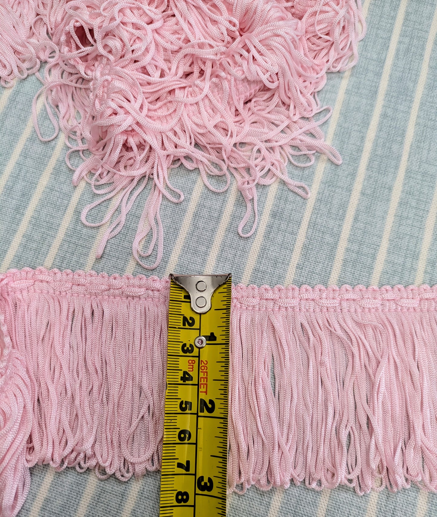 Baby Pink Lampshade trim / Soft Furnishing trim / Upholstery trim