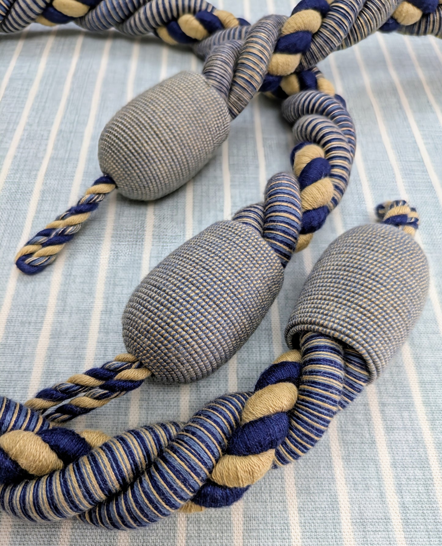 Duck Egg Pencil Stripe by ILIV