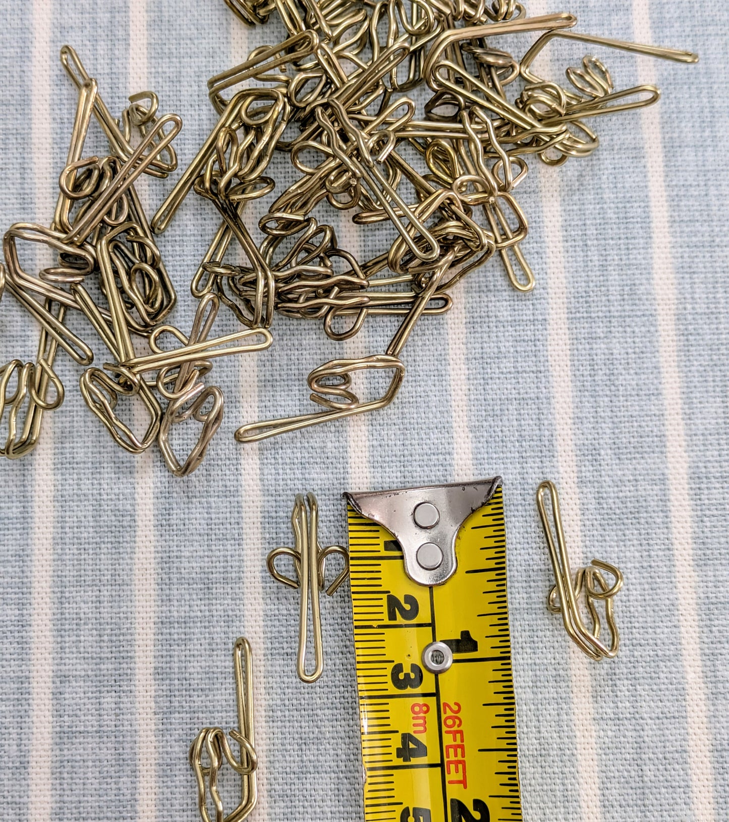 Gold Colour, Brass Plate, Curtain Hooks
