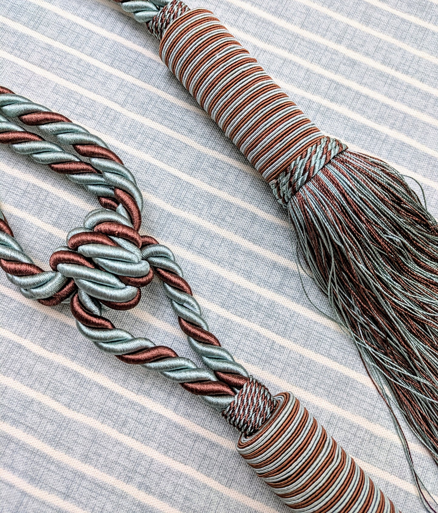 Duck Egg Pencil Stripe by ILIV