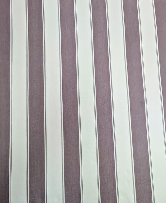 Mulberry Colour Stripe Fabric - 2.6m Remnant