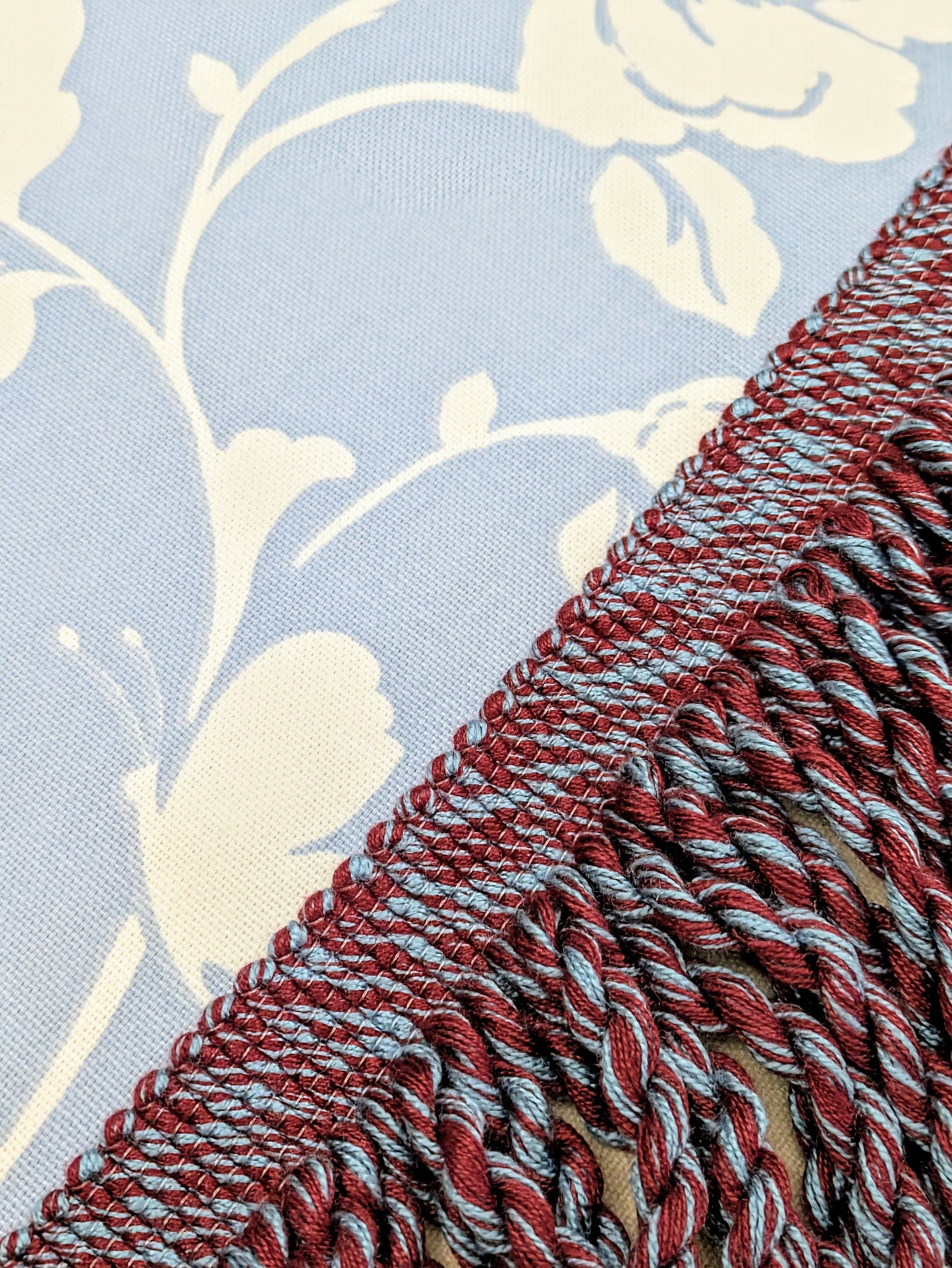 10m Bag of Claret & Blue Bullion fringe / Fringe Trim / Upholstery Trim / Soft Furnishing Trim