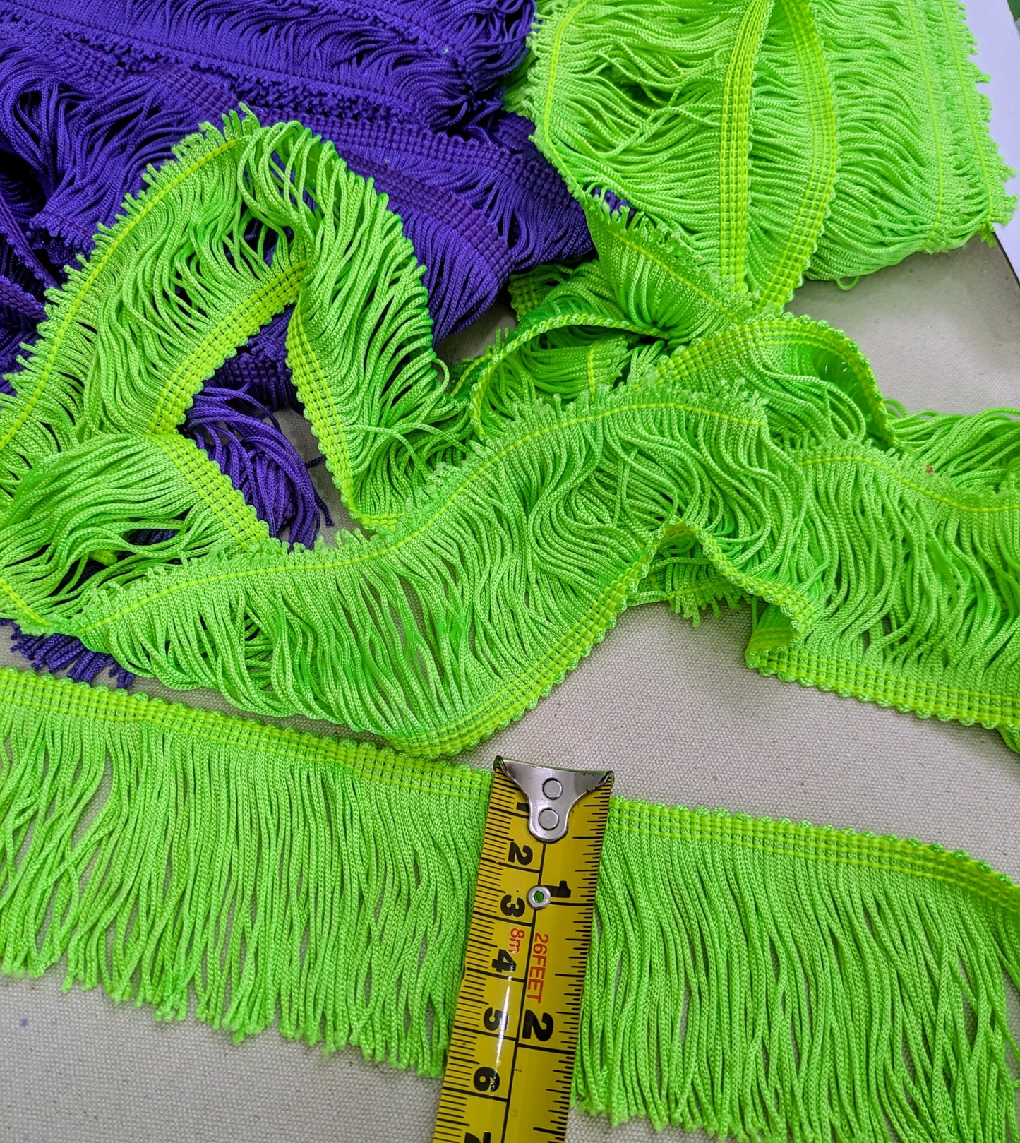 Acid Green Lampshade trim / Soft Furnishing trim / Upholstery trim