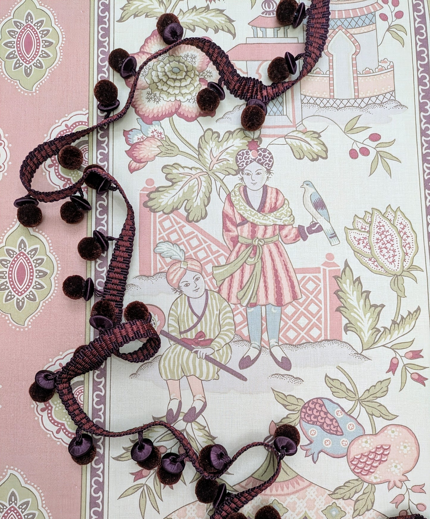 Vintage & Rare Indian Themed Fabric from 1990s - 1.1m Remnant