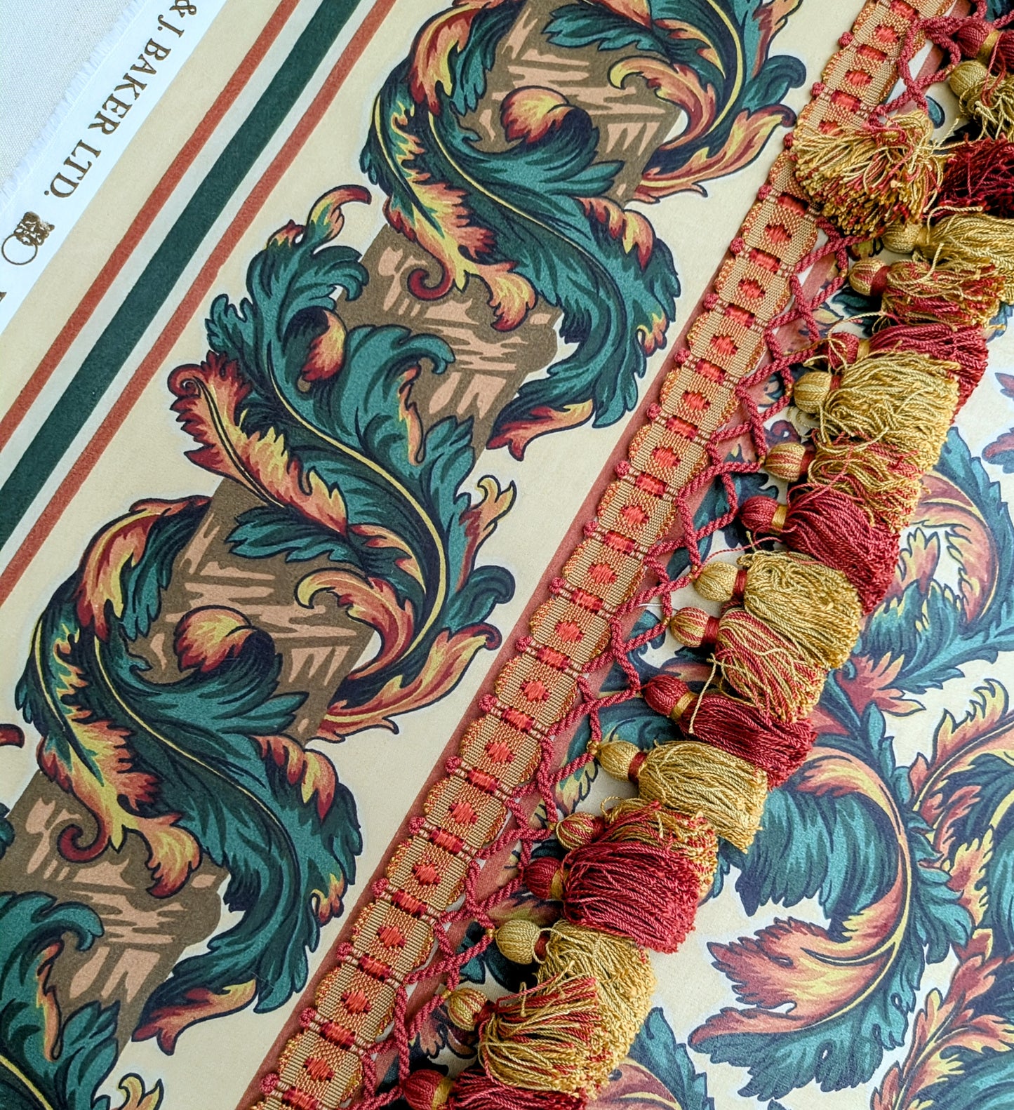 Vintage Acanthus by GP & J Baker - 3.5m Remnant