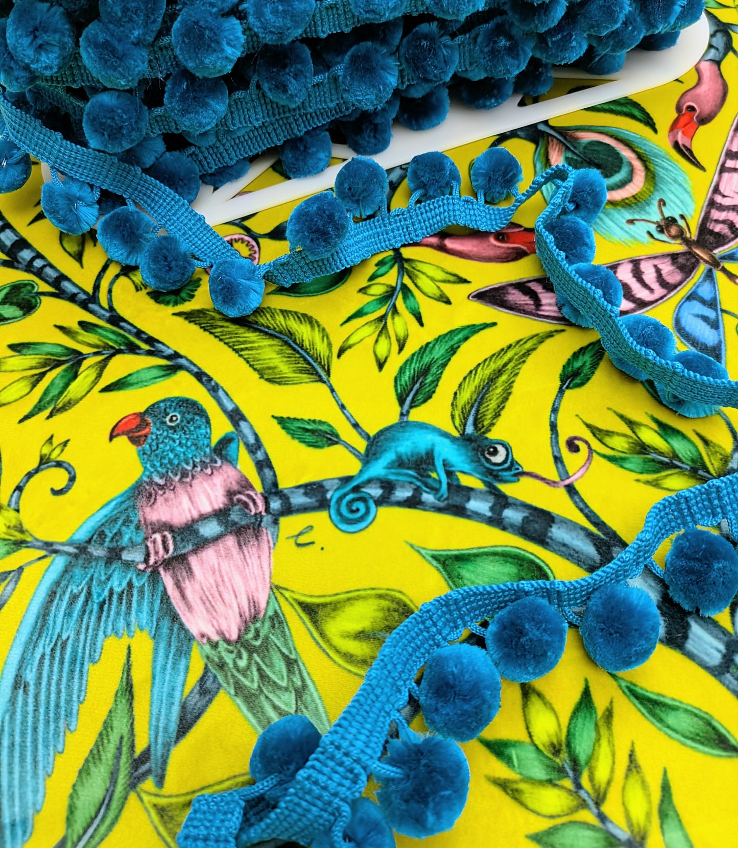 Rousseau by Emma Shipley - Velvet - 1.75m Remnant