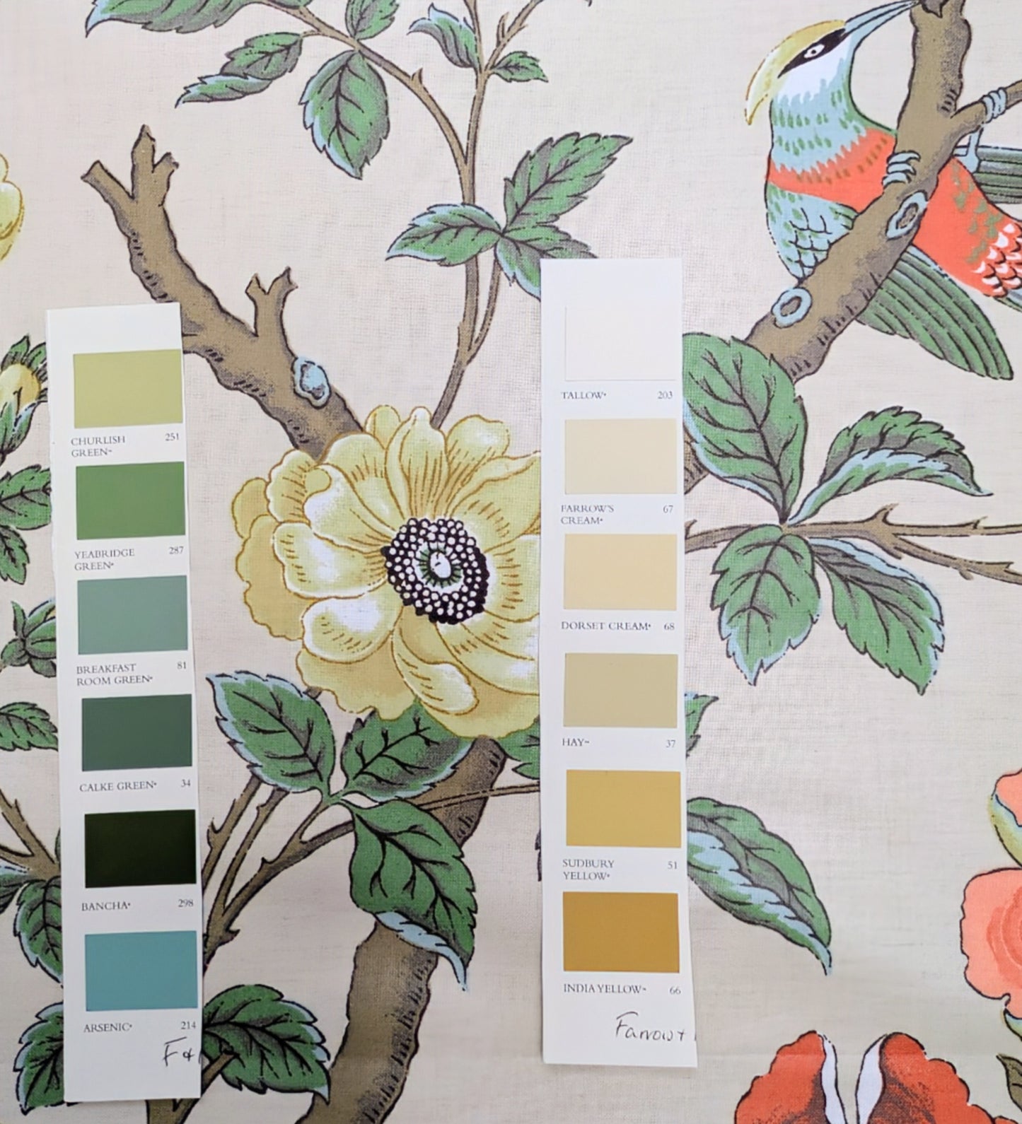 Vintage Paradise Bird by GP & J Baker - Glazed Chintz / Chinoiserie