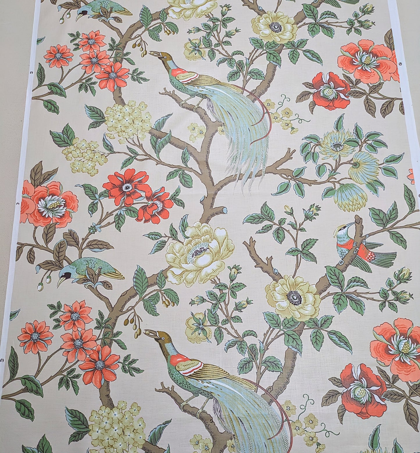 Vintage Paradise Bird by GP & J Baker - Glazed Chintz / Chinoiserie