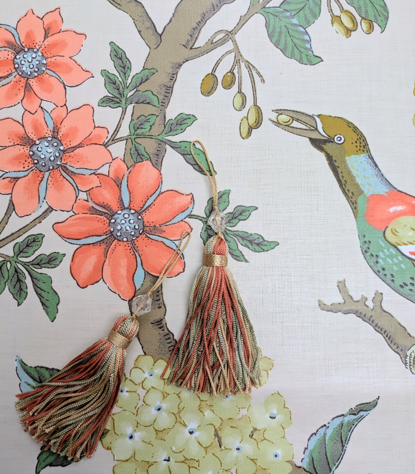 Vintage Paradise Bird by GP & J Baker - Glazed Chintz / Chinoiserie
