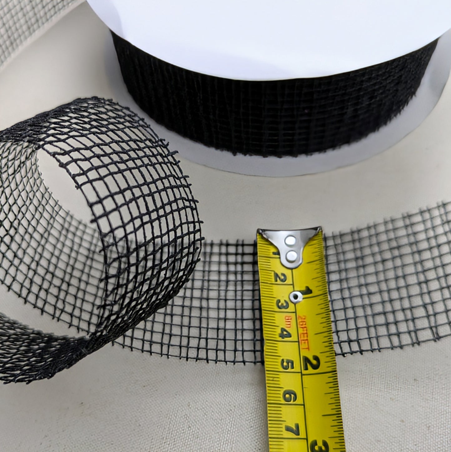 Black Jute Ribbon - 20m Roll - Floral use/ Wreath making/ Crafts/Halloween