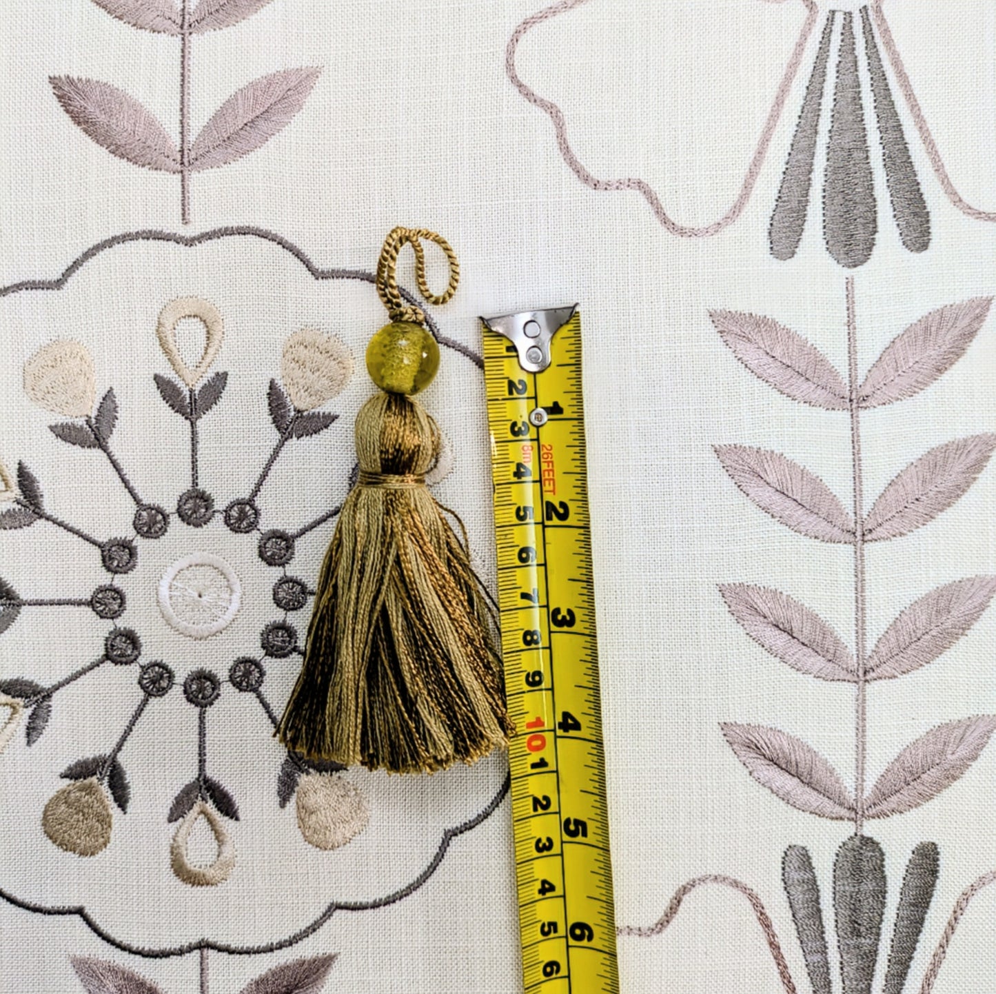 Dark Gold Beaded Tassels - Cushion Tassels, Key Tassels, Decorative Tassels