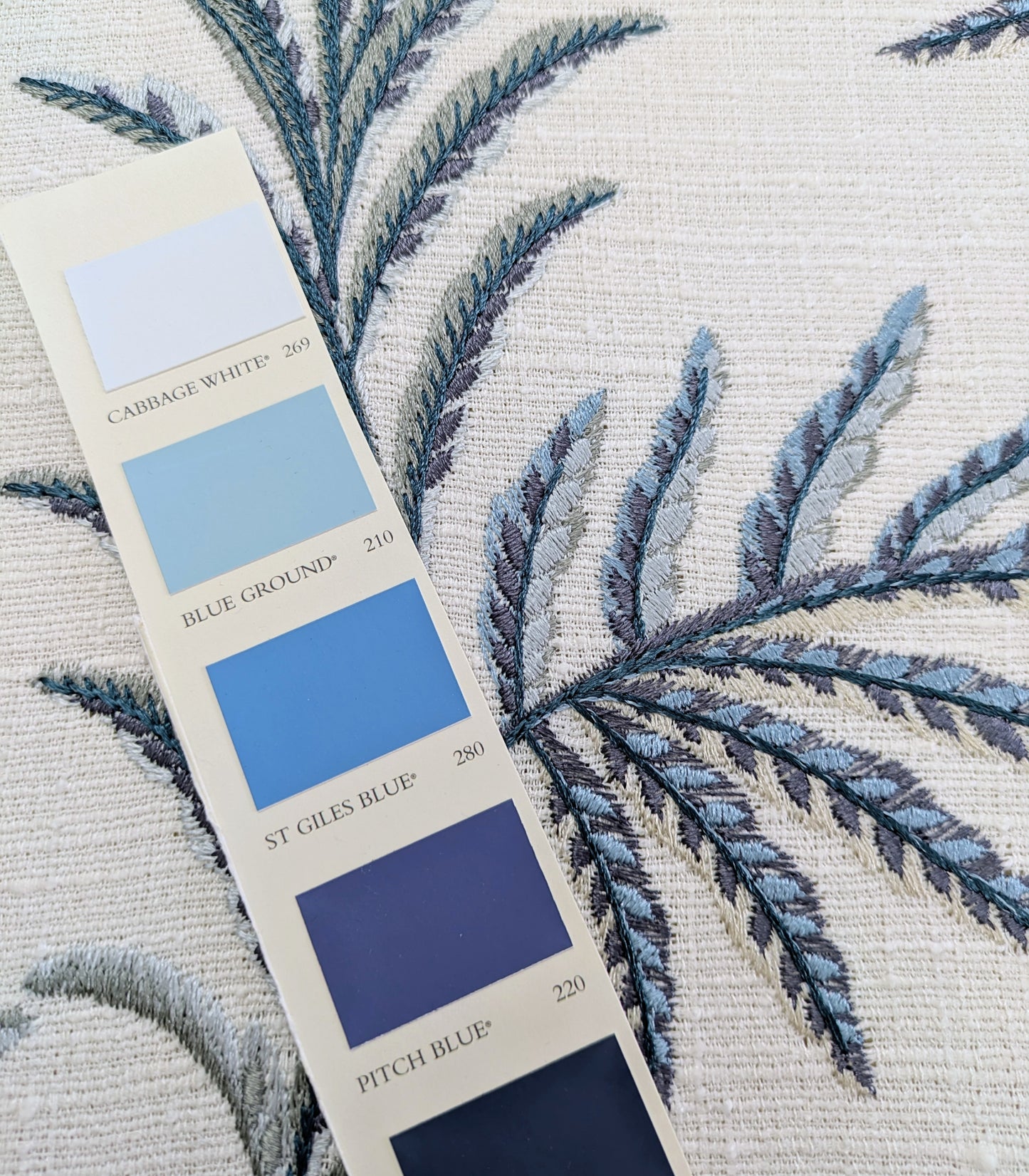 Kala by ILIV - Embroidered Fabric - 1.3m Remnant