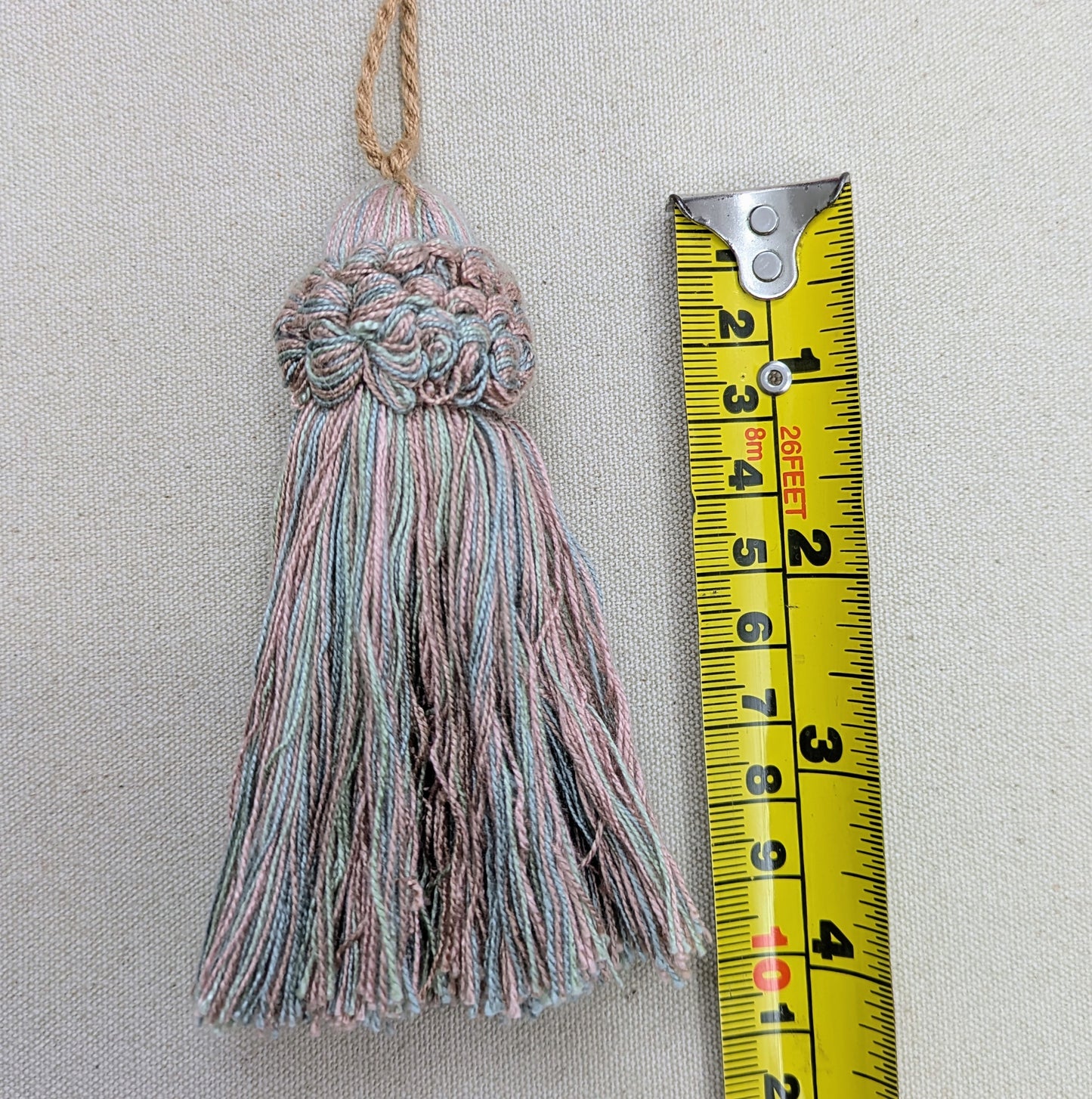 Pink & Aqua Tassels / Key Tassel / Cushion Tassel