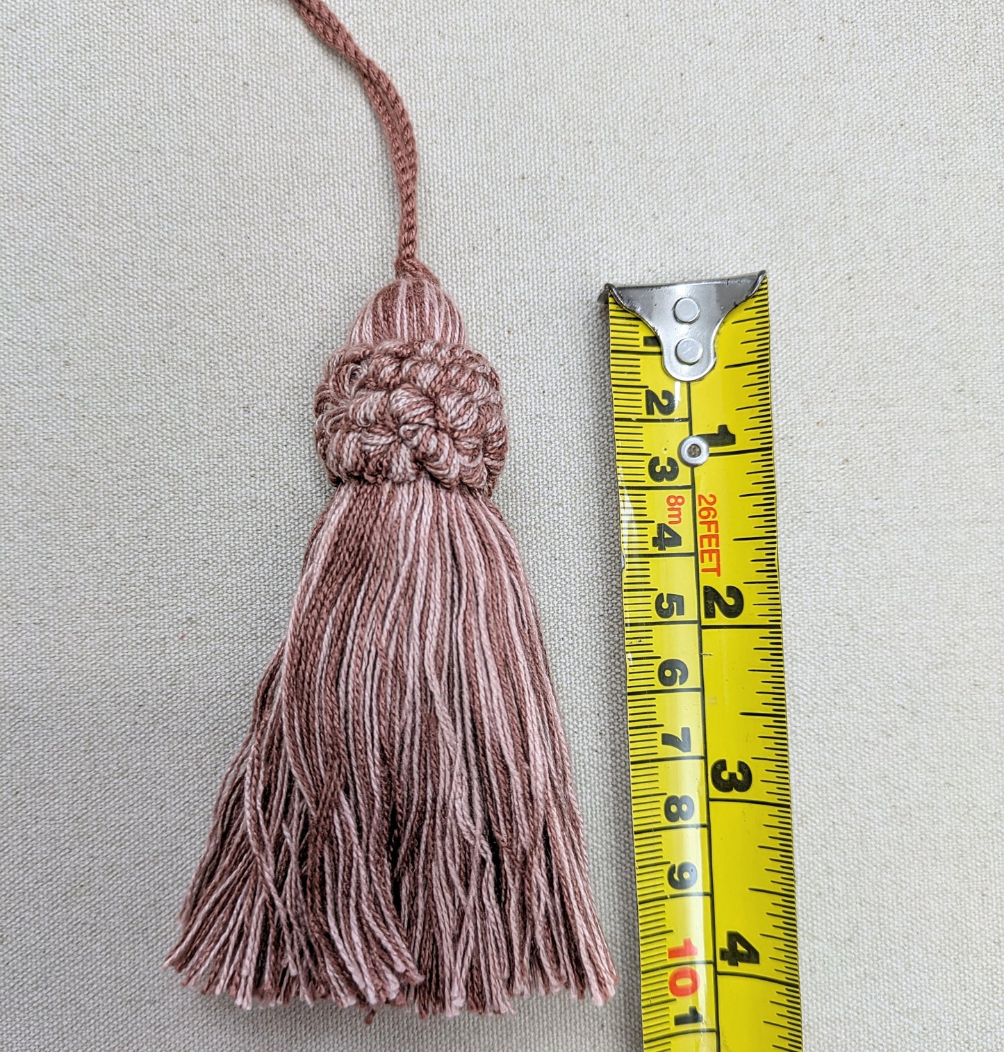 Brick Pink & Pale Pink Colour Tassels / Key Tassel / Cushion Tassel