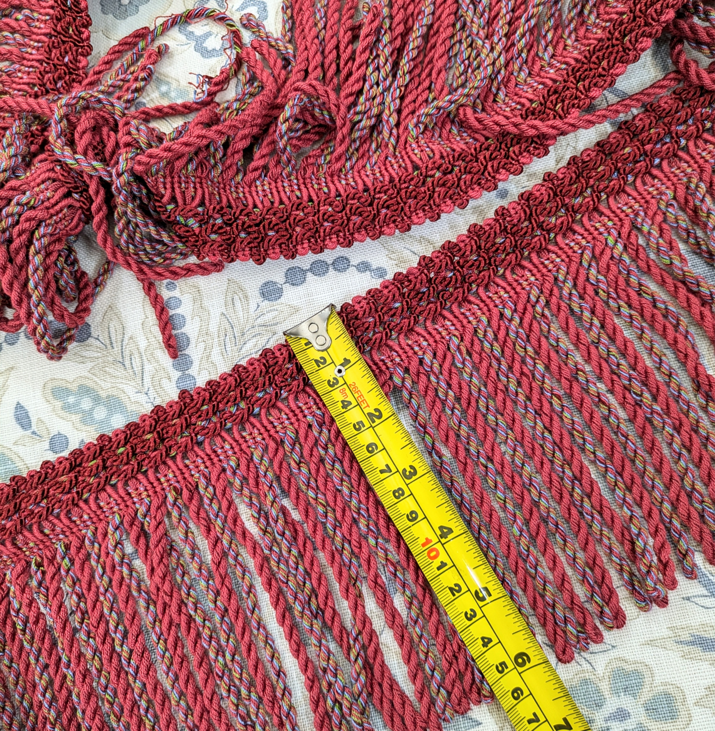 Red & Blue Bullion Fringe