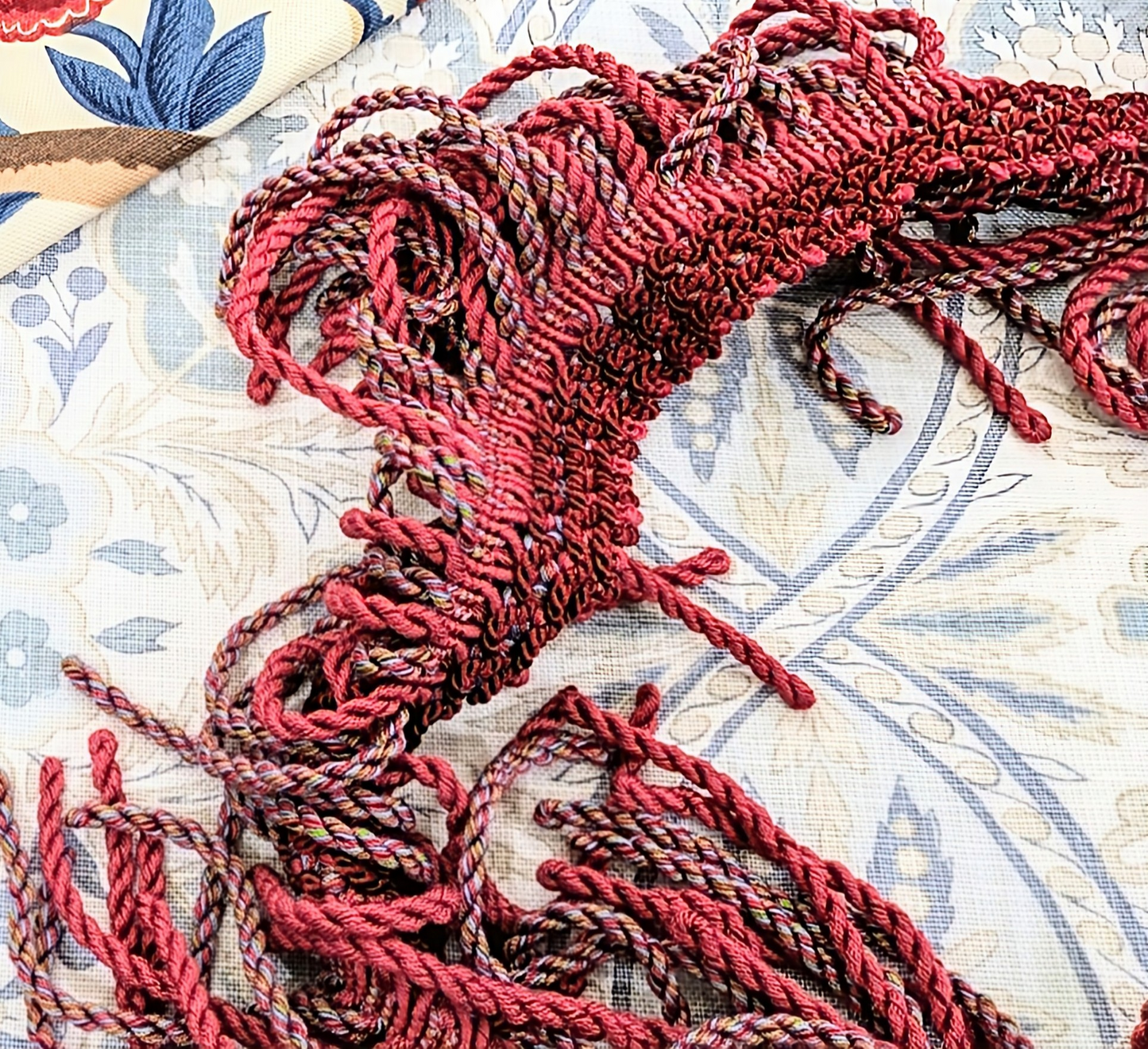 Red & Blue Bullion Fringe