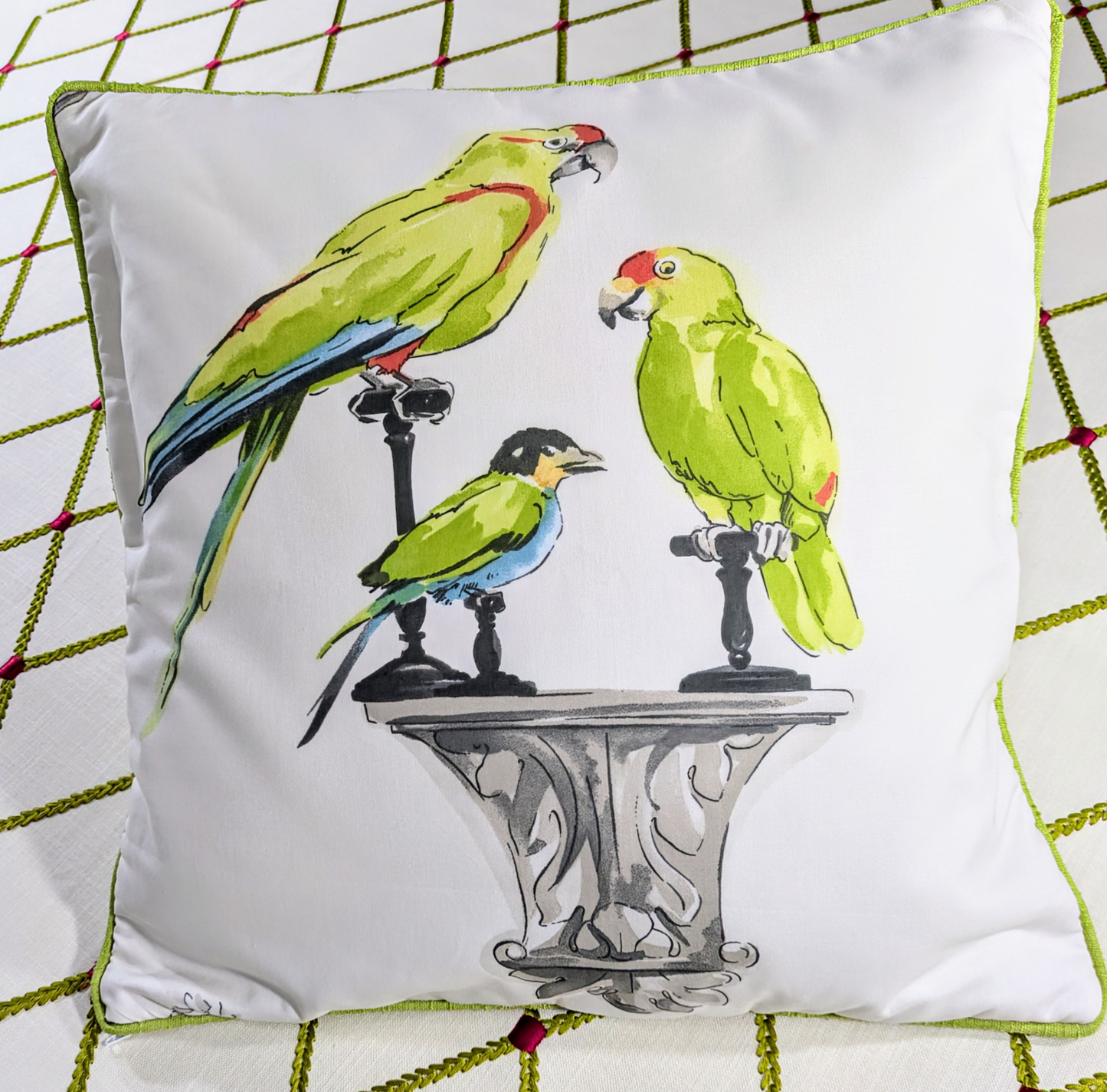 Perroquet by Nina Campbell Cushion Cover