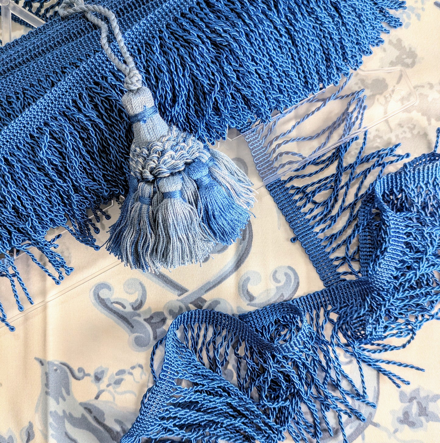 Blue Ottoman Key Tassel / Decorative Tassel