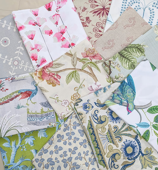 Large Bundle of Designer Remnants for DIY / Craft / Cushion Making
