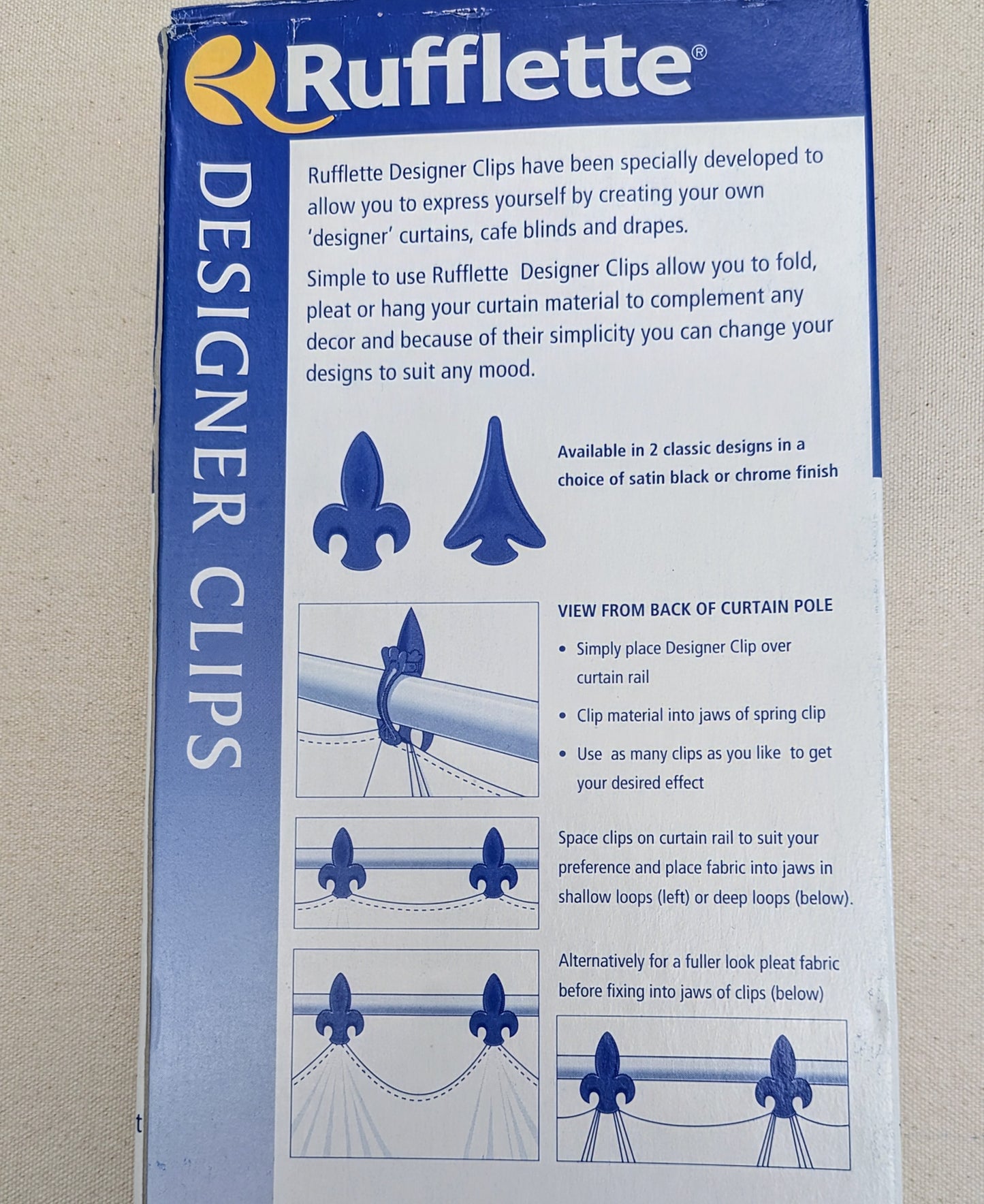 Curtain Clips - Arrow Head Design