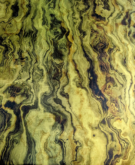 Dark Green Marble Velvet by Swaffer 2.2m remnant