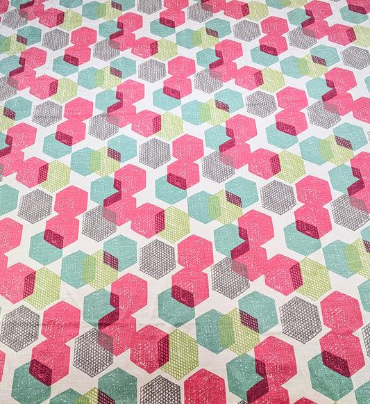 Honeycomb Velvet 'Strawberry' by Villa Nova - Discontinued Fabric - REDUCED