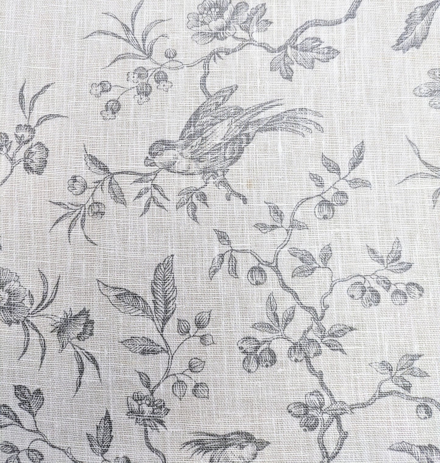 Bird Toile by Textiles Francais - Discontinued Fabric 2.7m Remnant