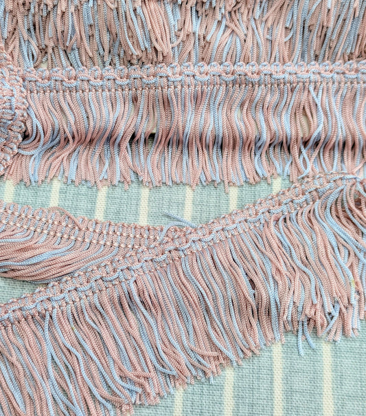 Pink & Duck Egg Lampshade trim / Soft Furnishing trim / Upholstery trim