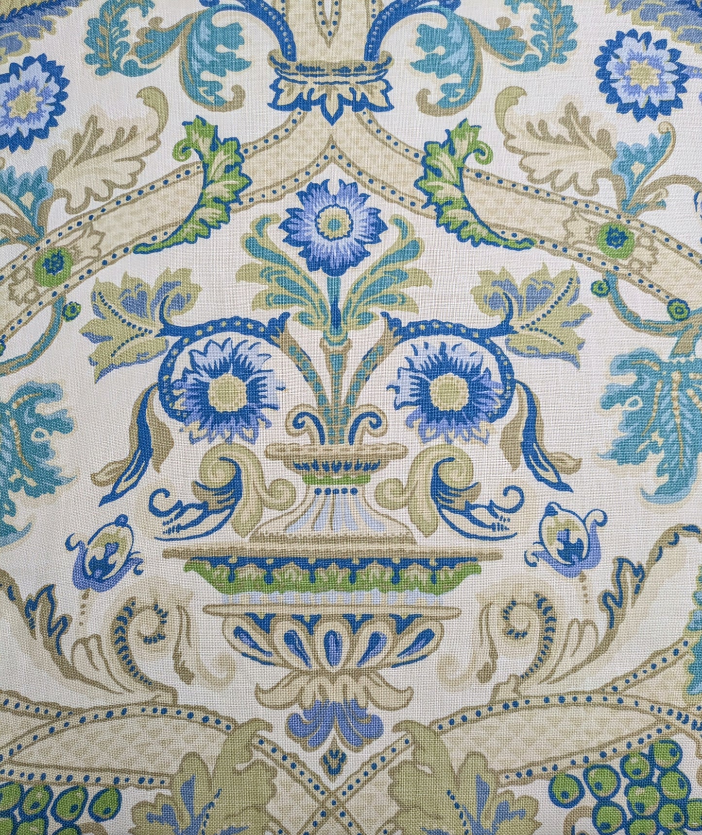 Blue Remnant Bundle - 10 Fabrics ideal for Cushion Making, Crafts etc..