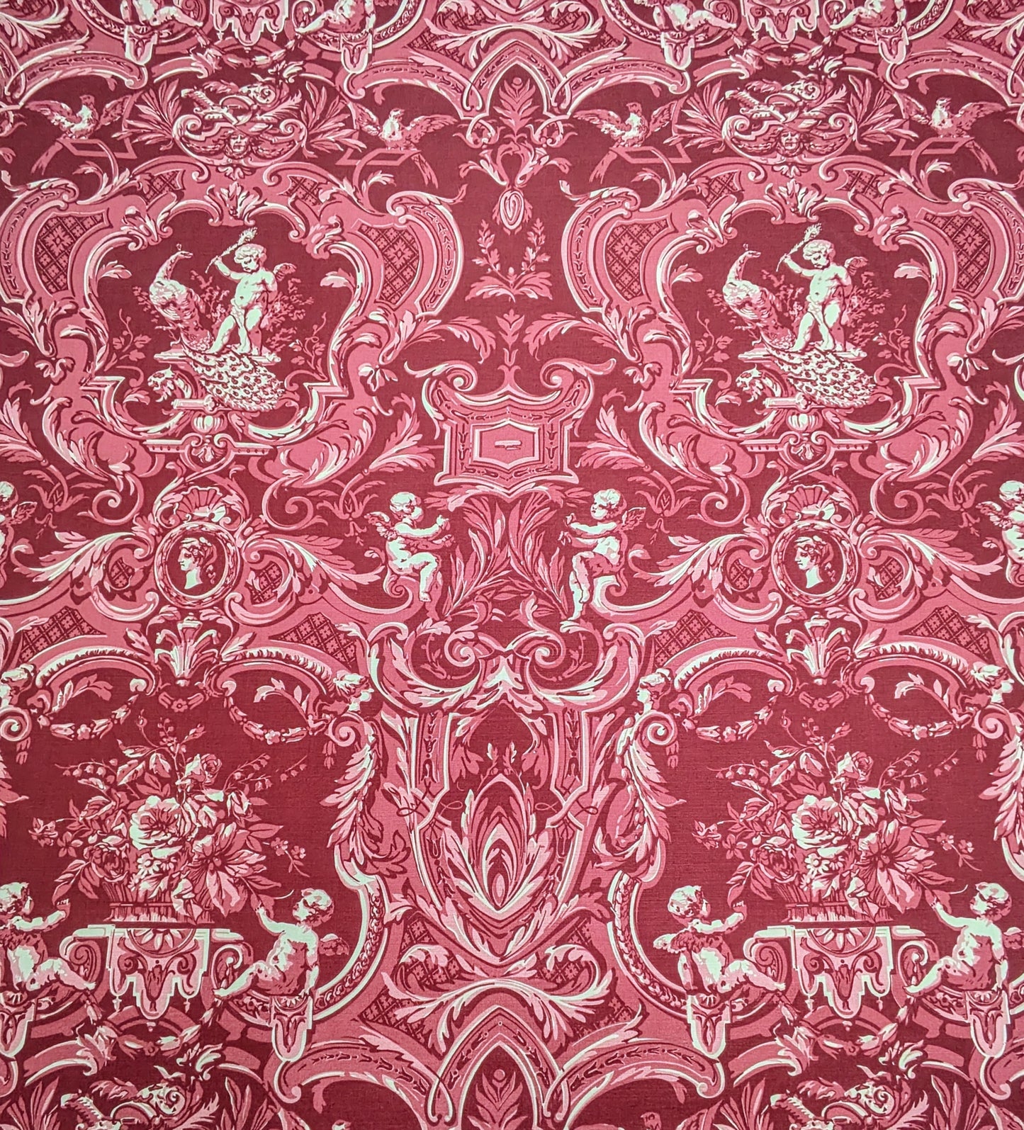 Rare - Zoffany Cherubs - Toile de Jouy