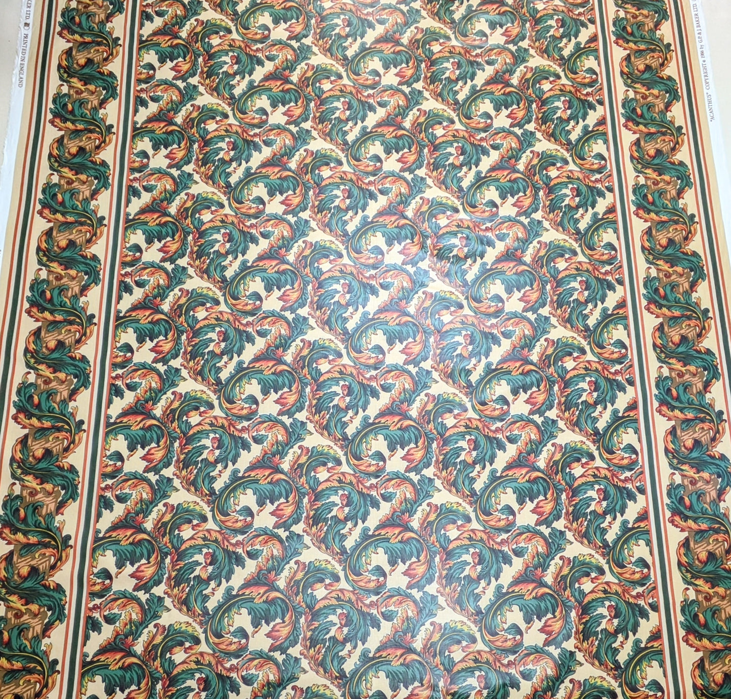Vintage Acanthus by GP & J Baker - 3.5m Remnant