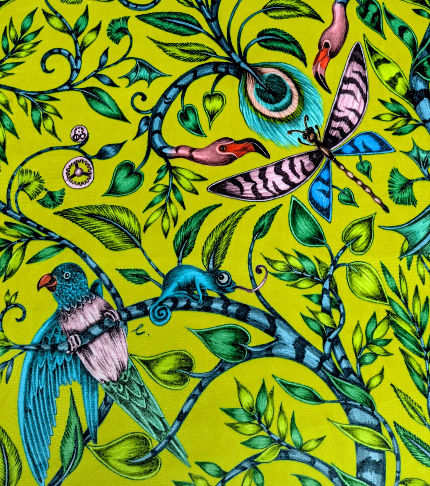 Rousseau by Emma Shipley - Velvet - 1.75m Remnant