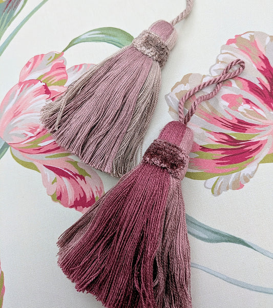Two Tone Pink  Tassels / Key Tassel / Cushion Tassel