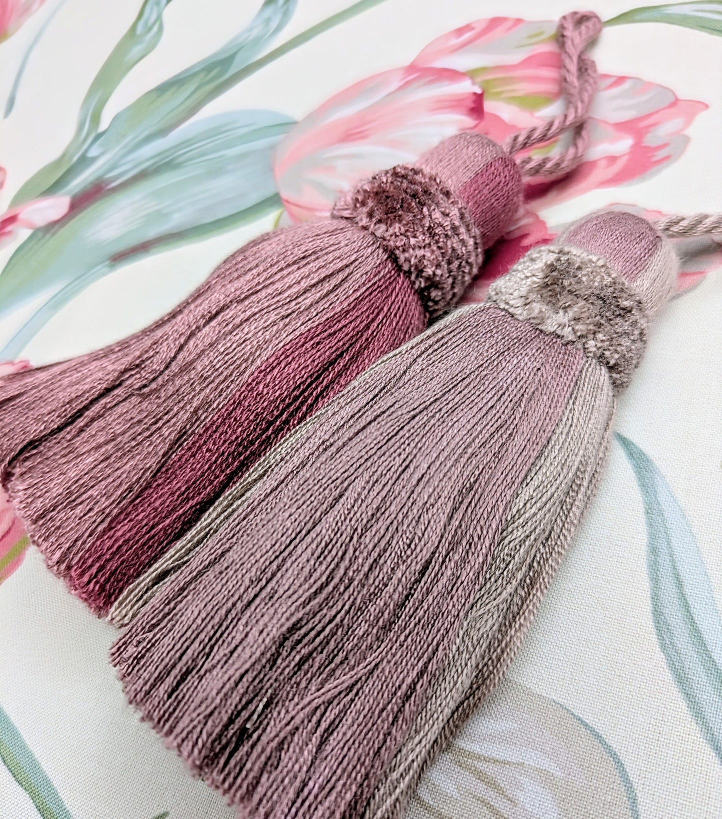 Two Tone Pink  Tassels / Key Tassel / Cushion Tassel
