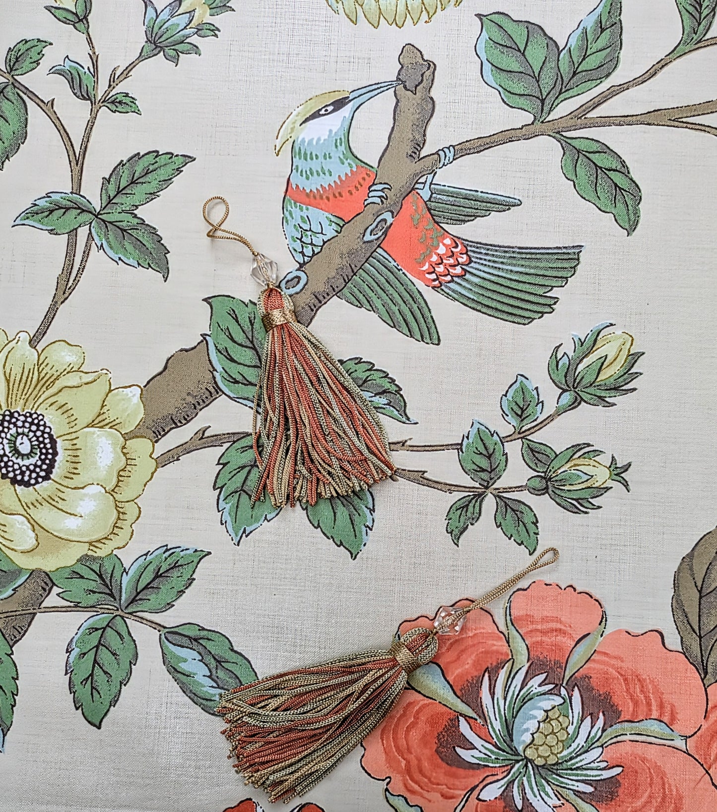 Vintage Paradise Bird by GP & J Baker - Glazed Chintz / Chinoiserie
