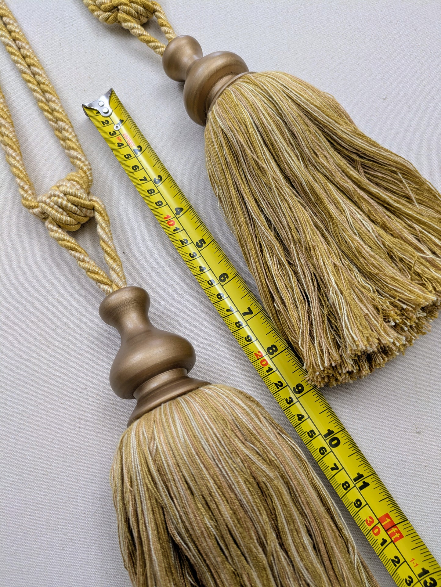 Gold Tiebacks / Curtain Tiebacks / Tassel Tiebacks
