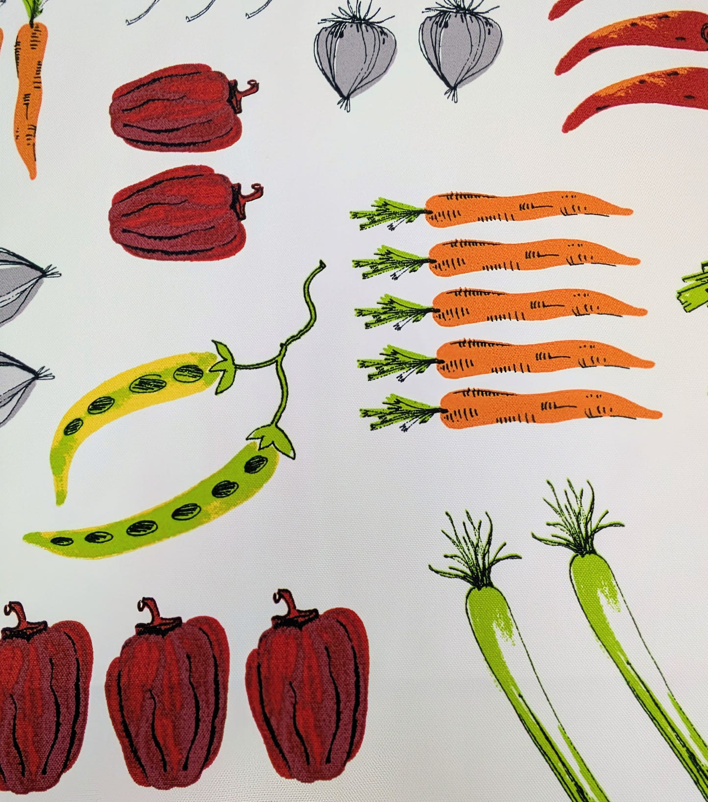 Meditteranean Vegetables by Textiles Vilber - Made in Spain