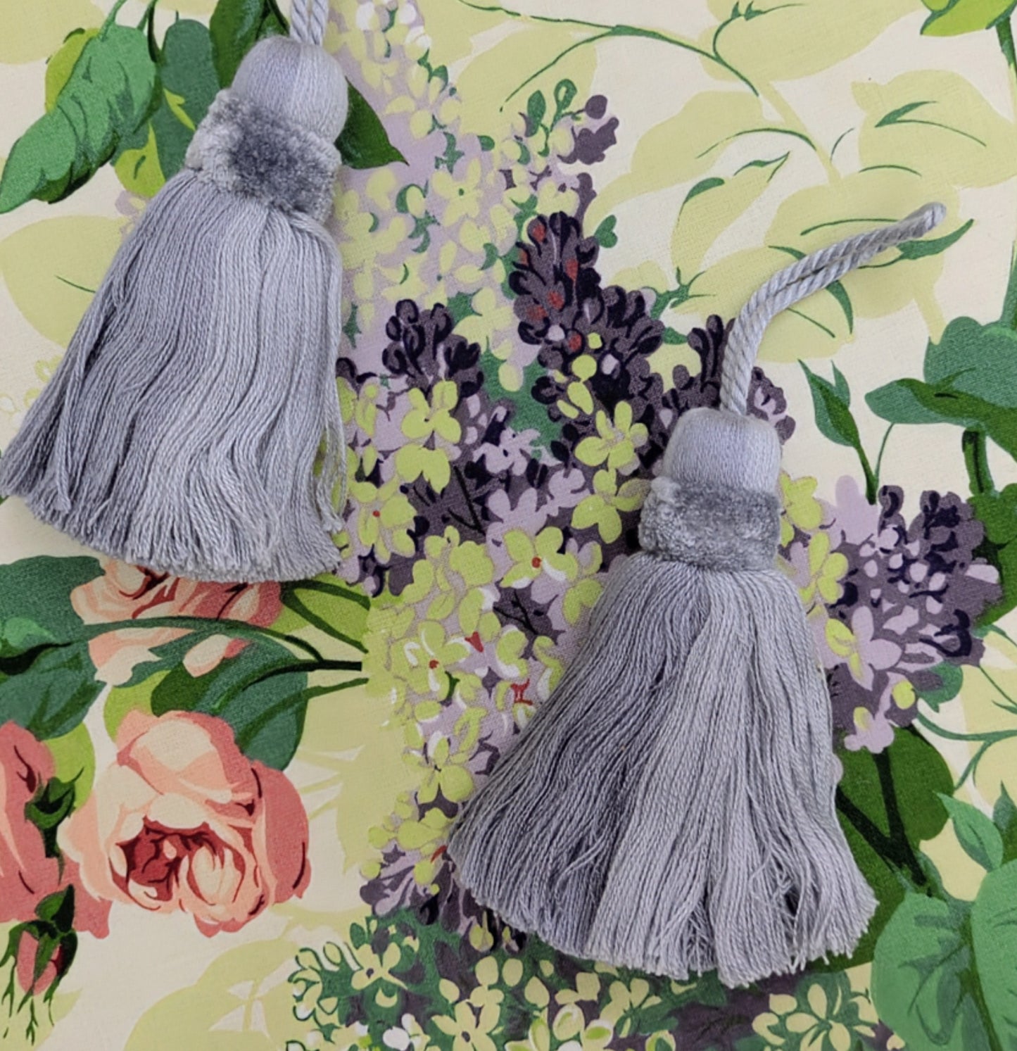 Two Tone Lilac Tassels / Key Tassel / Cushion Tassel