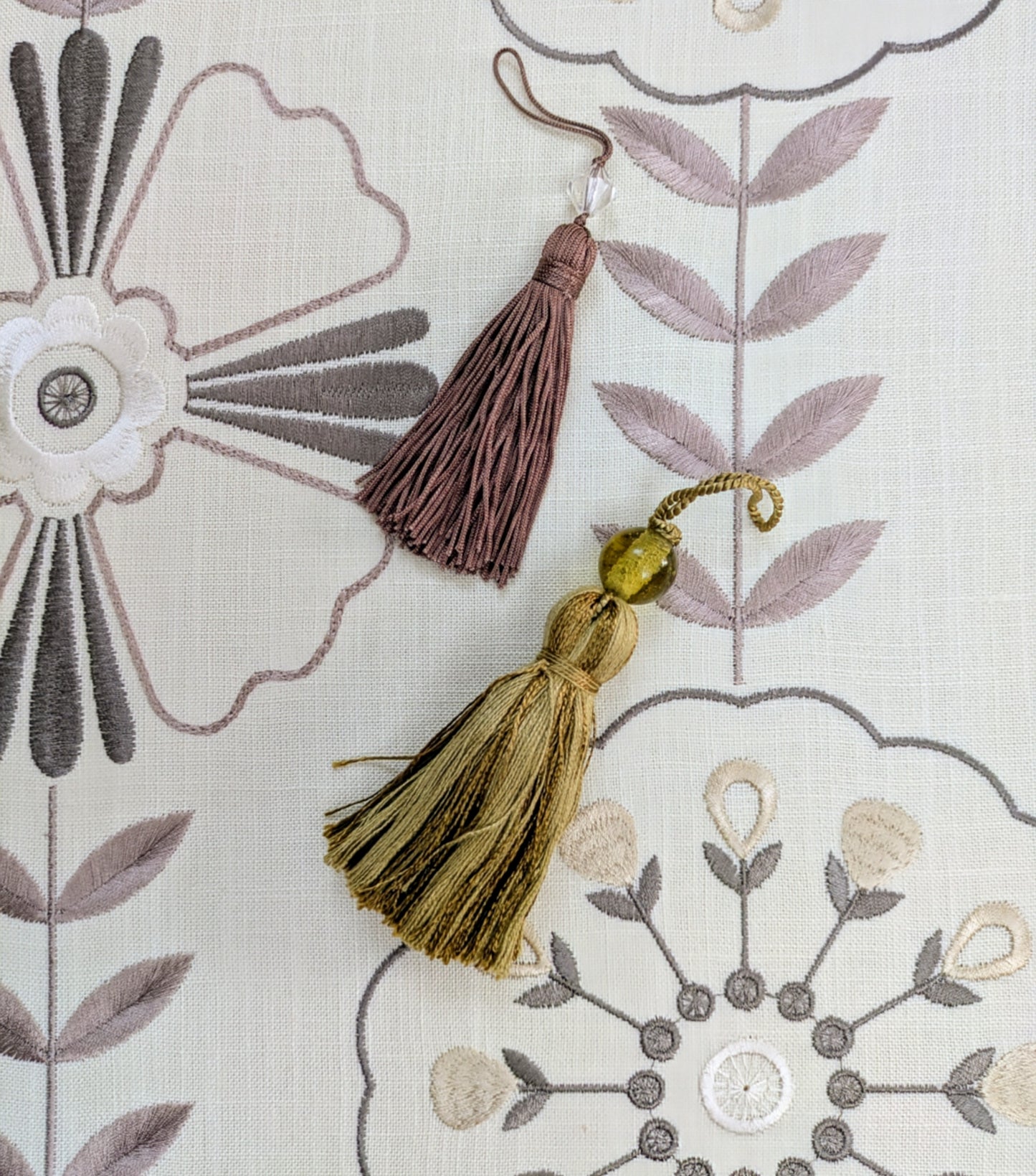 Mandana by Clarke & Clarke - Embroidered Fabric