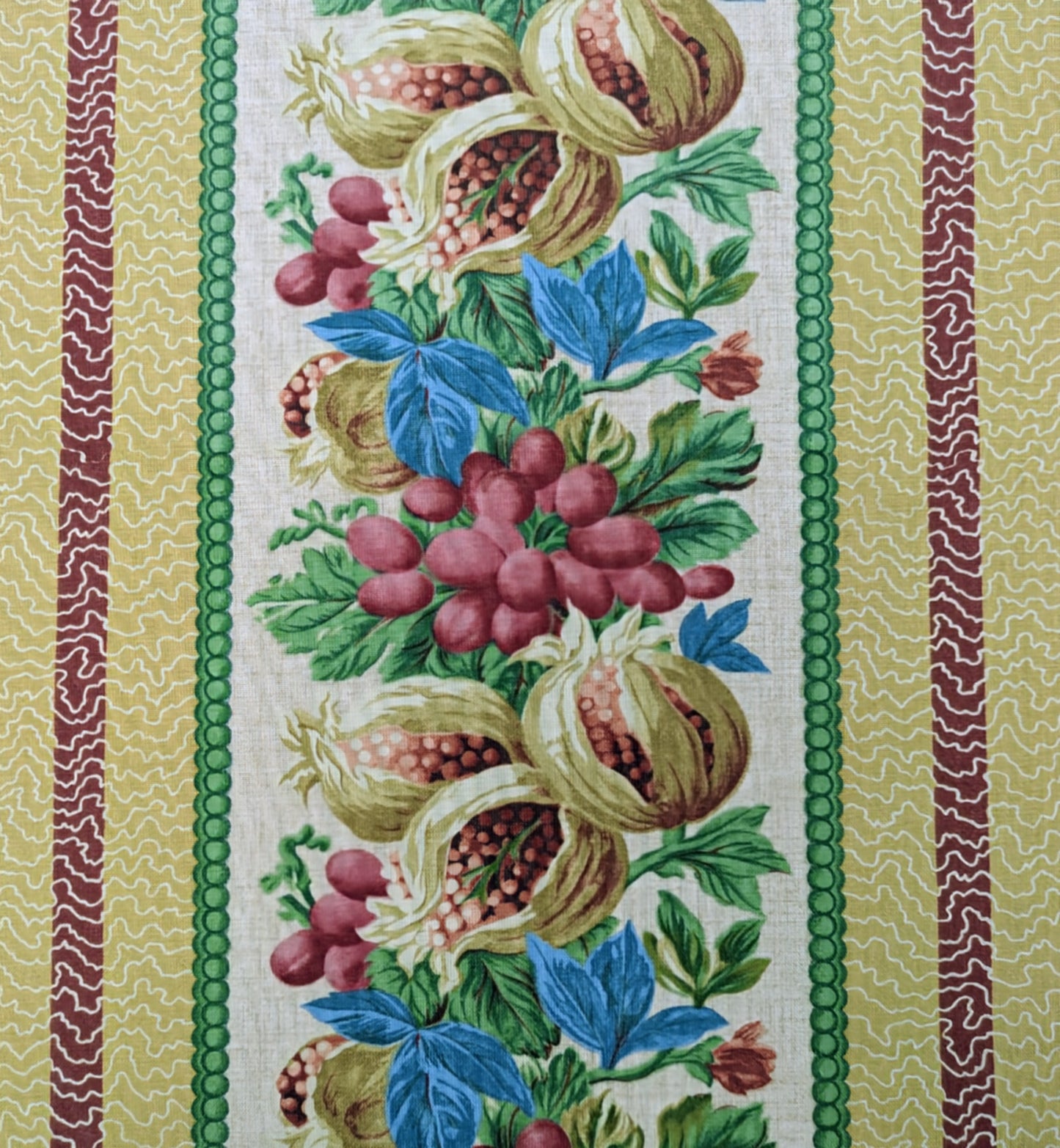 Sheila Coombes - Exotic Fruits - Vintage Fabric