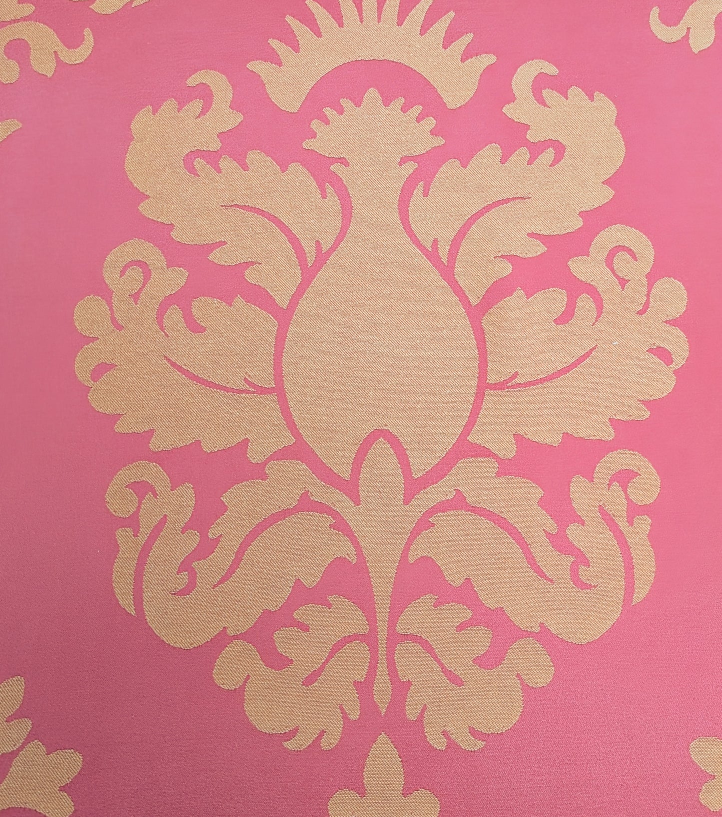 Hot Pink & Orange Damask
