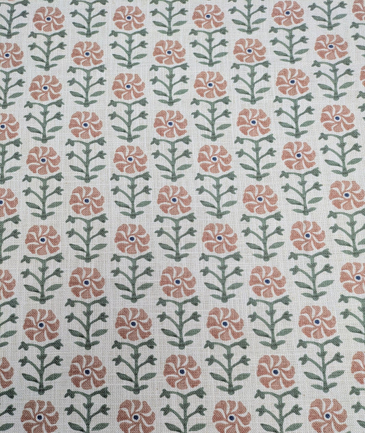 Aria by John Lewis -Pale Terracotta / Pink - 1.29m Remnant