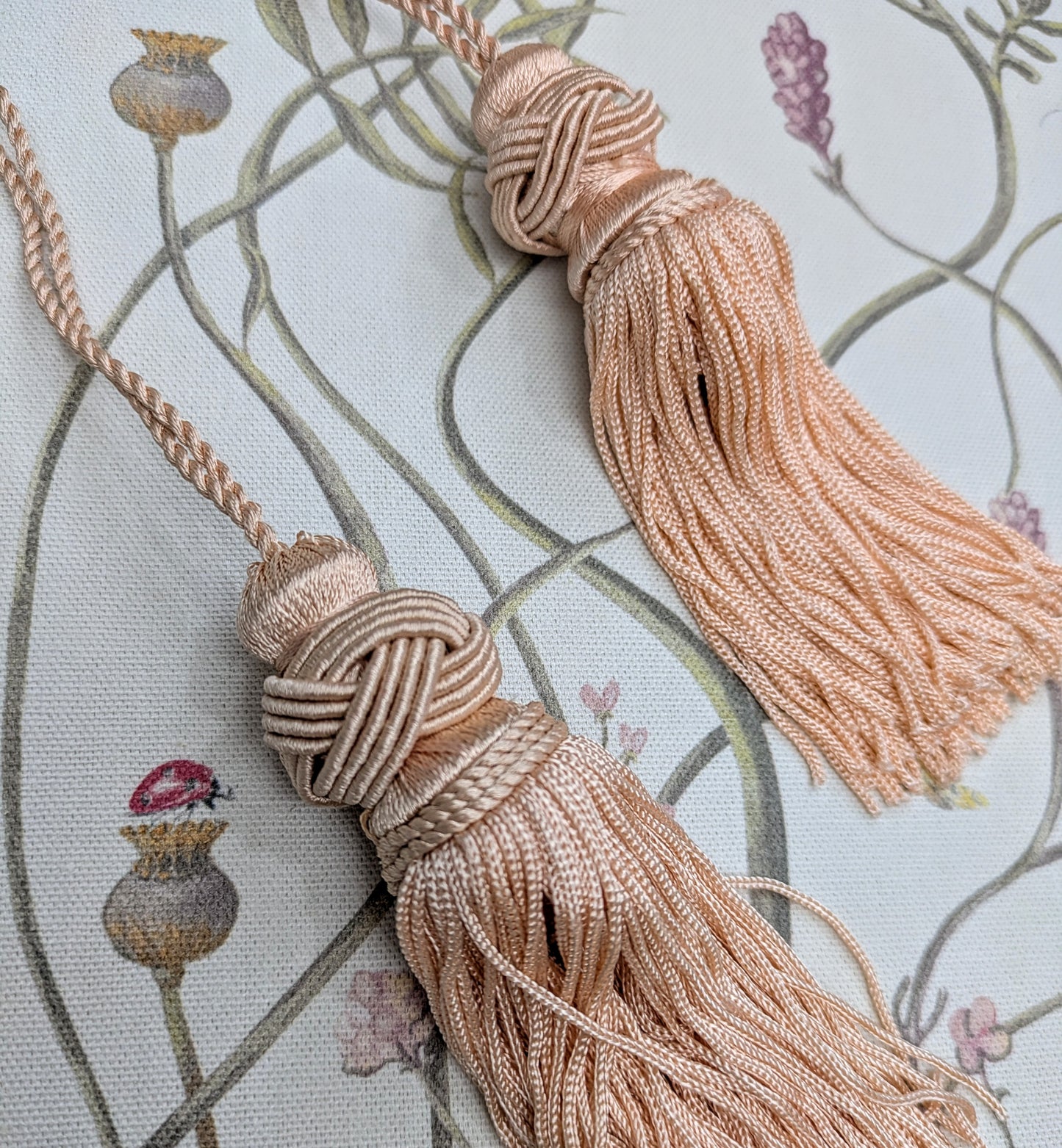 Pink Turks Head Tassel / Key Tassel / Cushion Tassel