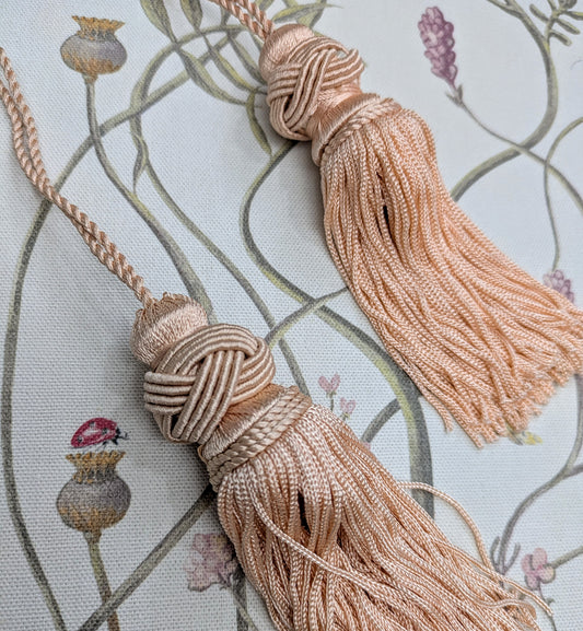 Pink Turks Head Tassel / Key Tassel / Cushion Tassel