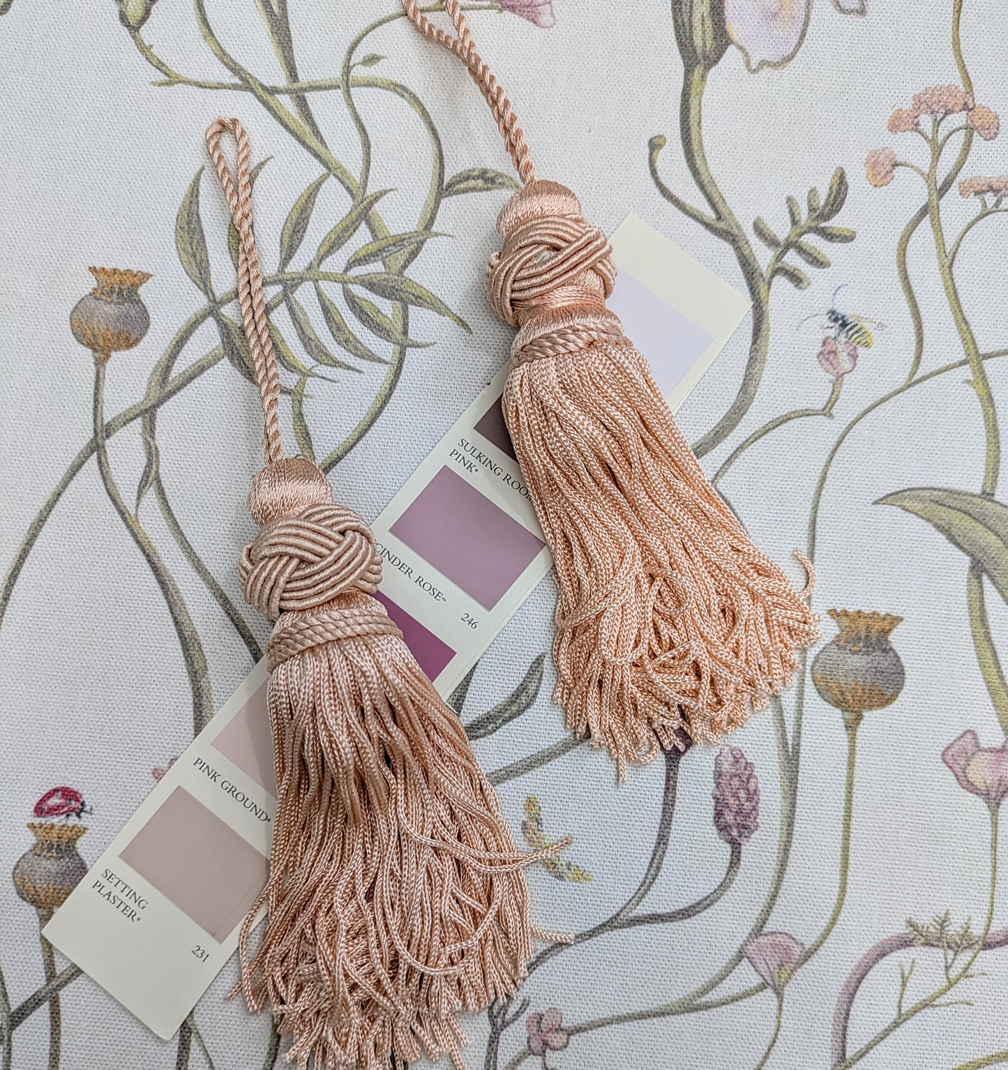 Pink Turks Head Tassel / Key Tassel / Cushion Tassel