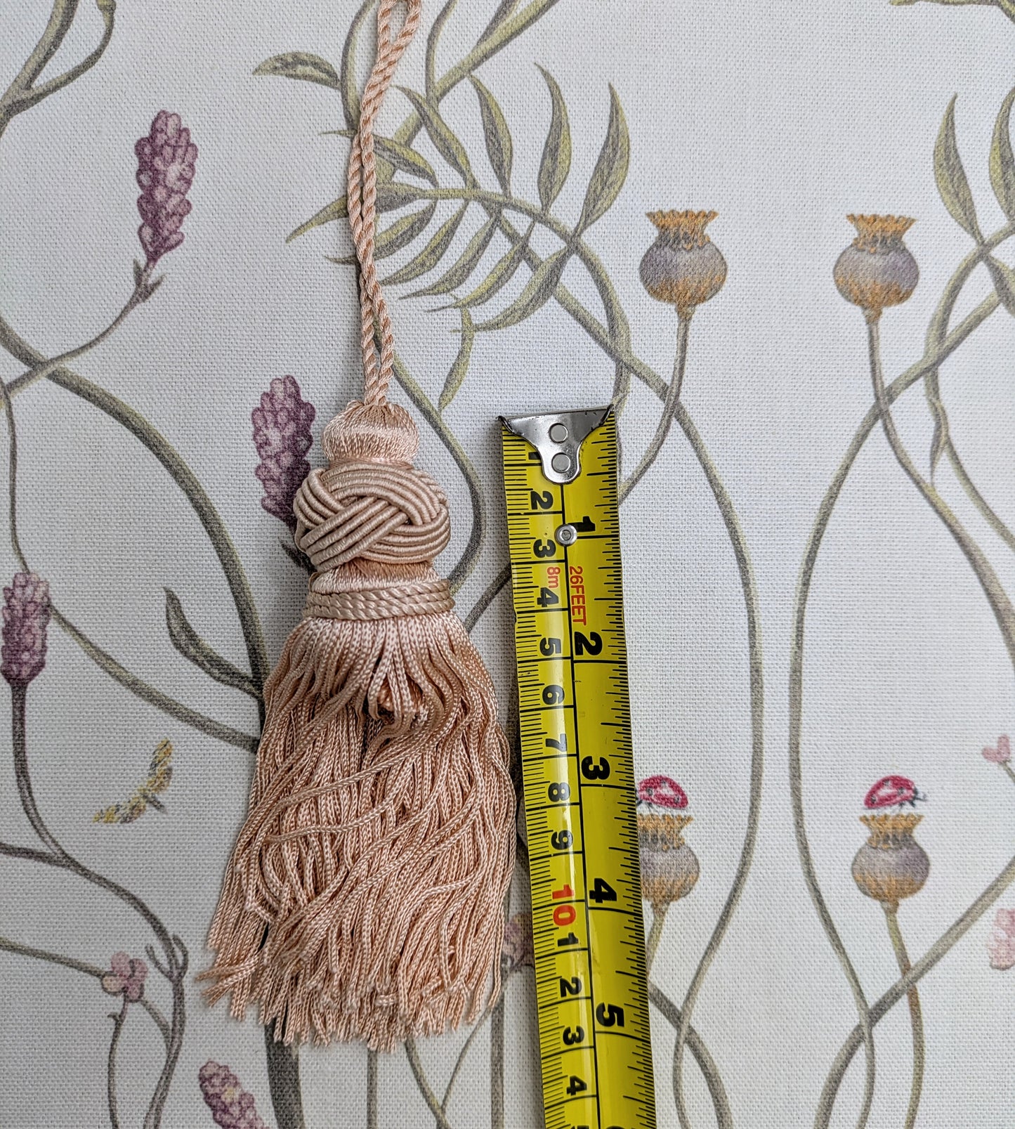 Pink Turks Head Tassel / Key Tassel / Cushion Tassel